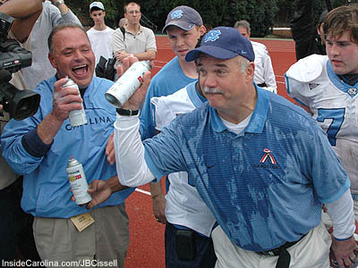 Bunting Paints Victory Bell